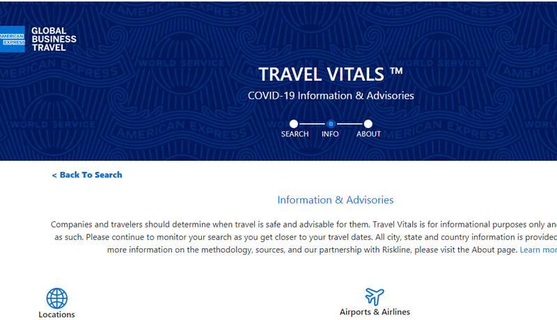 Amex GBT Introduces Travel Vitals